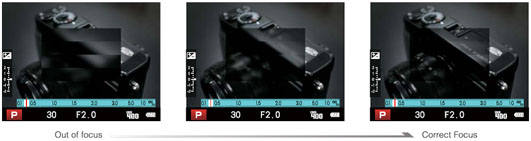 Fujifilm X100S digital split image